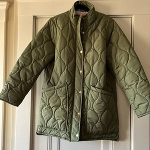 J Crew quilted winter coat